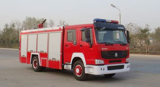 豪沃單橋消防車(chē)